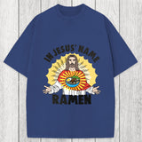 Tokyosol In Jesus' Name Ramen Washed T-Shirt