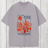 Tokyosol Tokyo Sushi Beer Washed T-Shirt