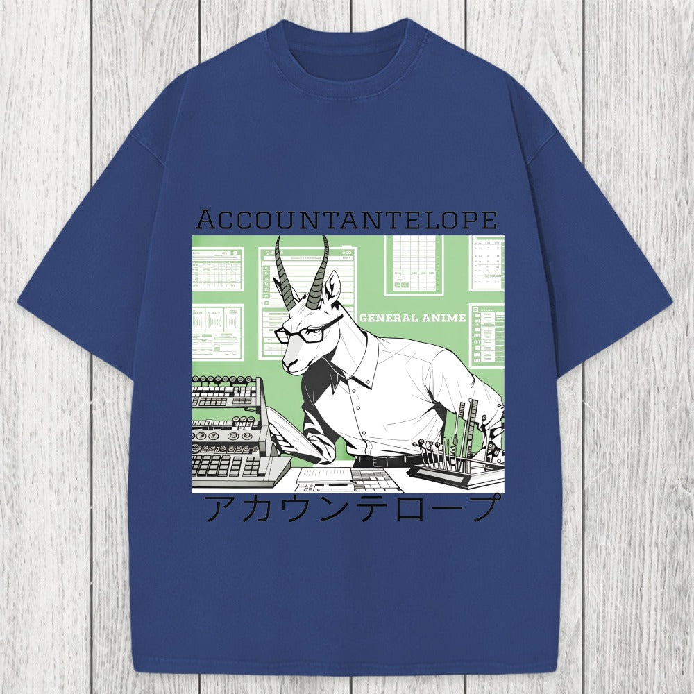 Tokyosol Accountant Antelope Washed T-Shirt
