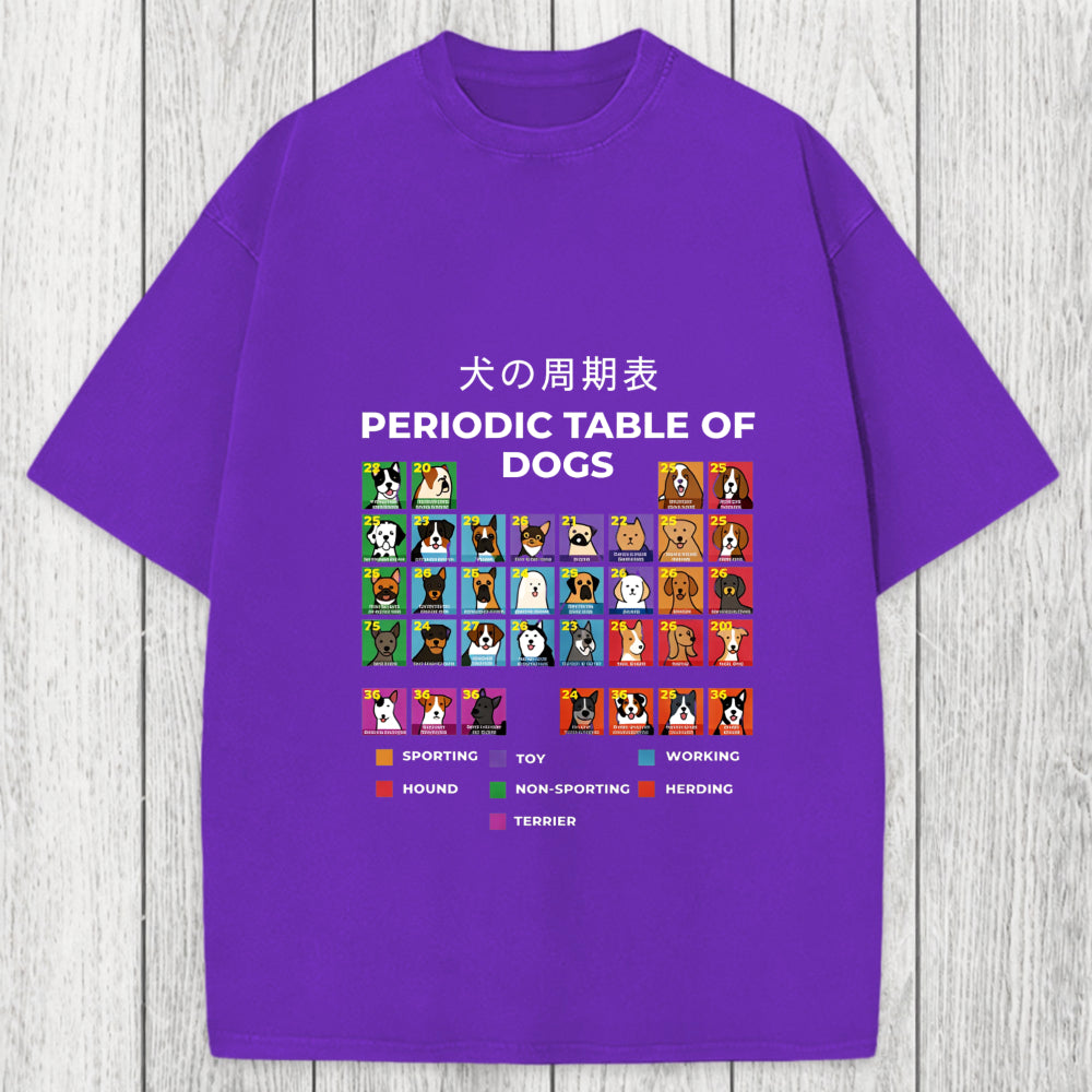 Tokyosol Periodic Table Of Dogs Classic T-Shirt