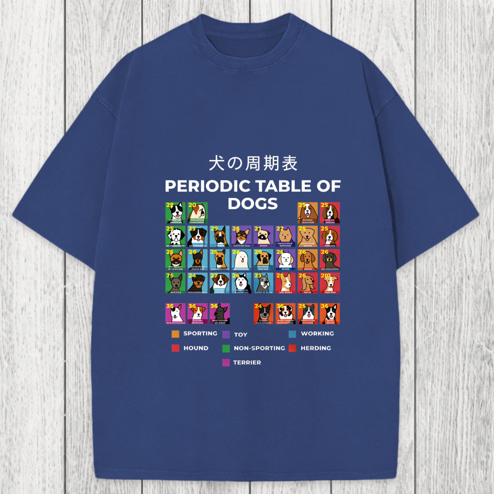 Tokyosol Periodic Table Of Dogs Classic T-Shirt