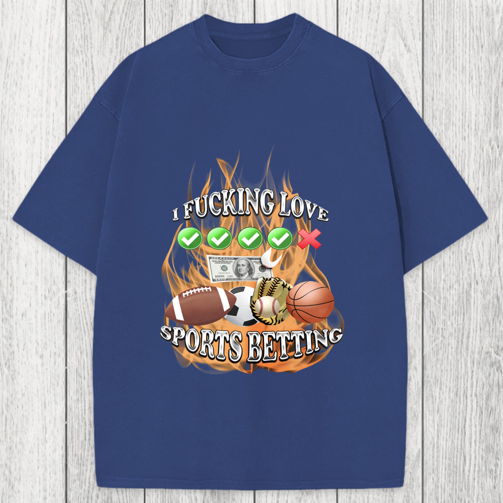 Tokyosol Sports Betting Washed T-Shirt