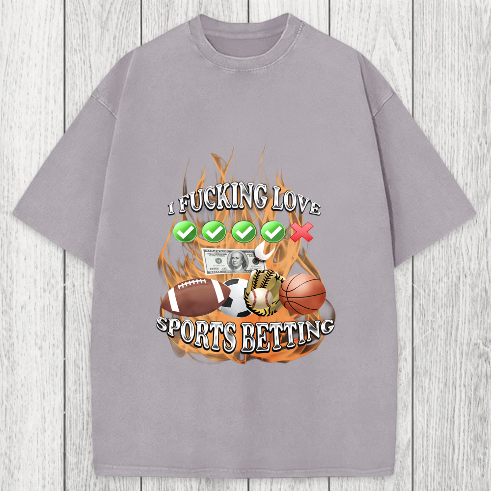 Tokyosol Sports Betting Washed T-Shirt
