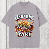 Tokyosol Ironic Okonomiyaki Meme Washed T-Shirt