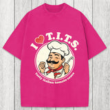 Tokyosol I Love TITS Tasty Italian Tomato Sauce Washed T-Shirt