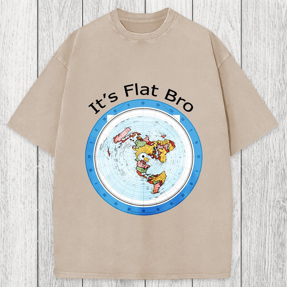Tokyosol It's Flat Bro Washed T-Shirt