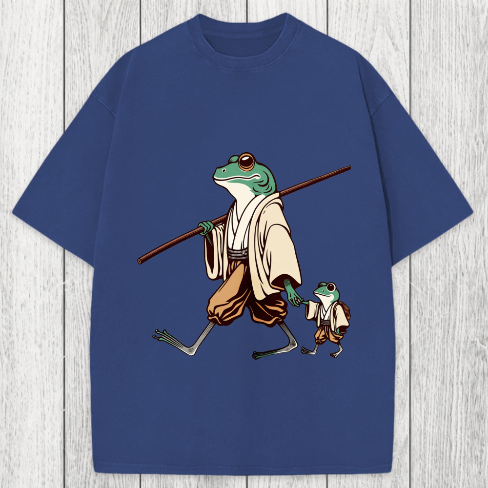 Tokyosol Big Hand Holding Little Hand Washed T-Shirt