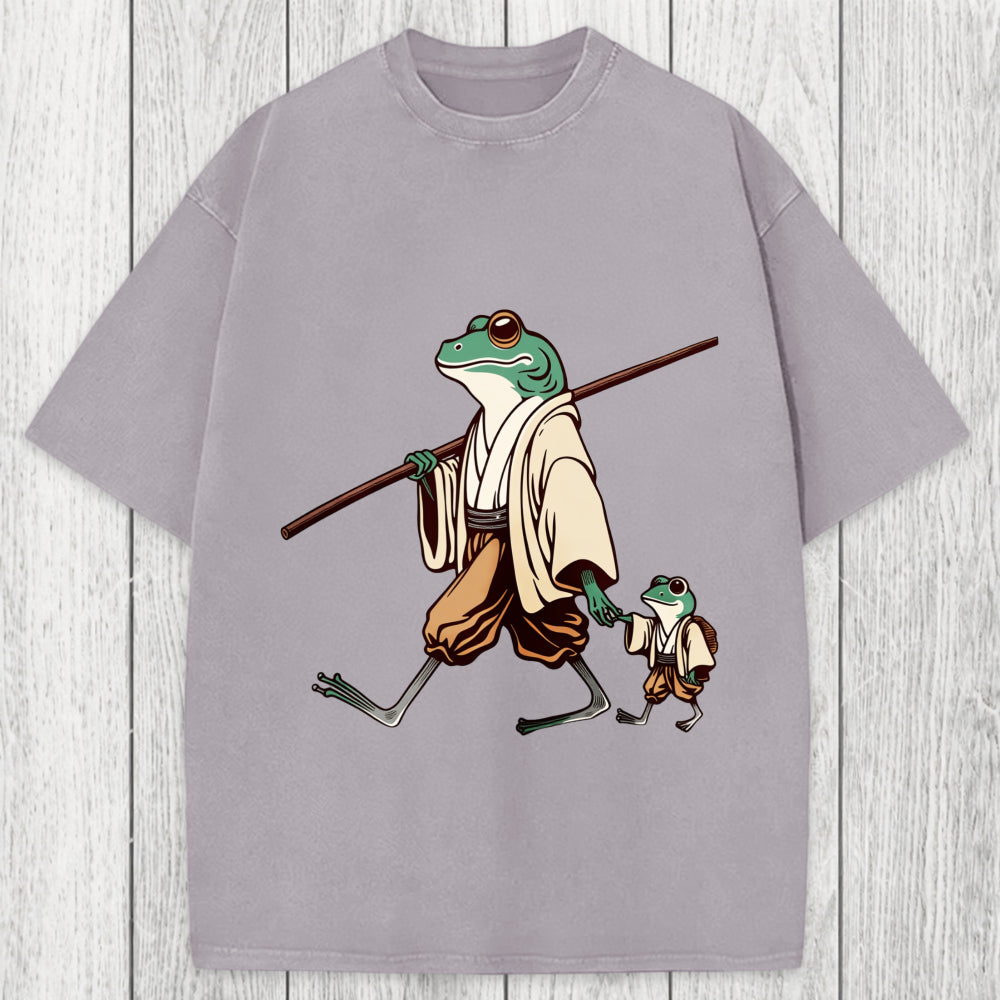 Tokyosol Big Hand Holding Little Hand Washed T-Shirt