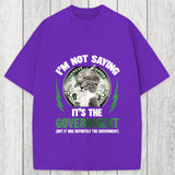 Tokyosol Government Conspiracy Cat Washed T-Shirt