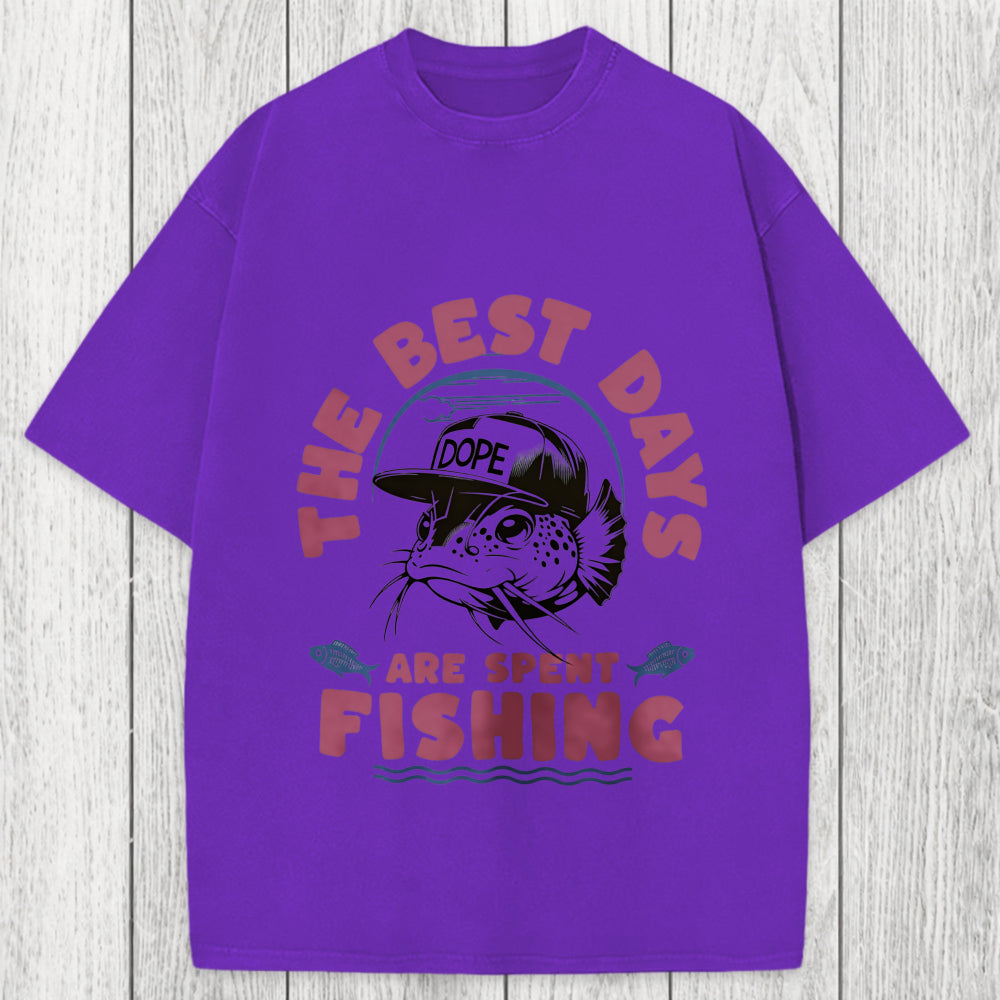 Tokyosol The Best Days Fishing Washed T-Shirt