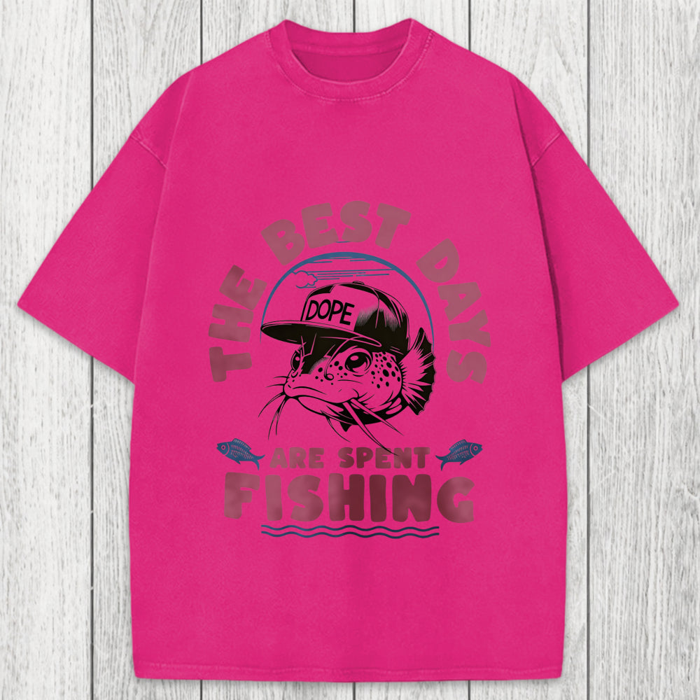 Tokyosol The Best Days Fishing Washed T-Shirt