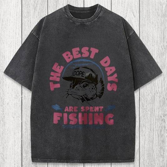 Tokyosol The Best Days Fishing Washed T-Shirt