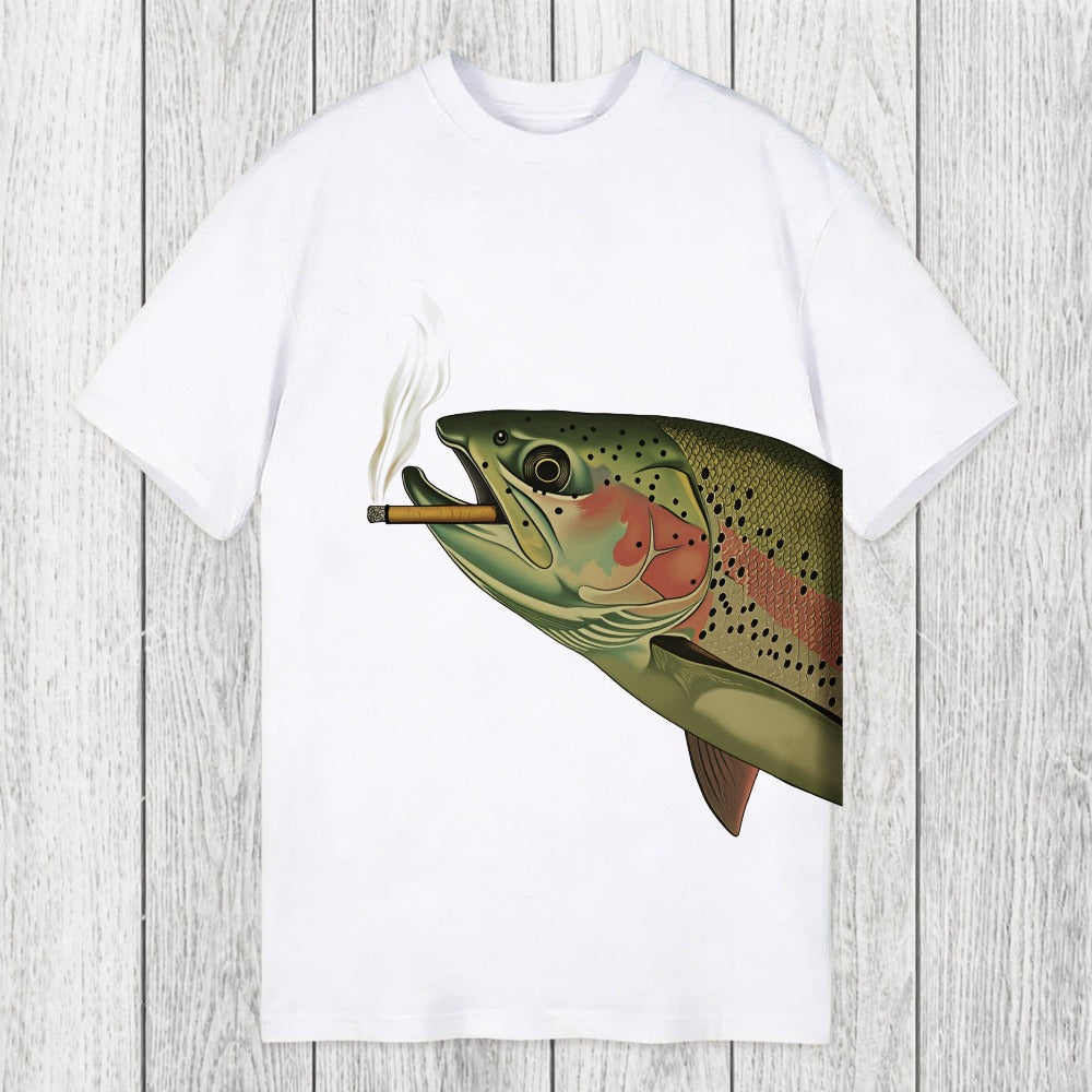 Tokyosol Trout Smoking A Cigarette Classic T-Shirt