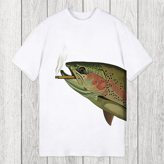 Tokyosol Trout Smoking A Cigarette Classic T-Shirt