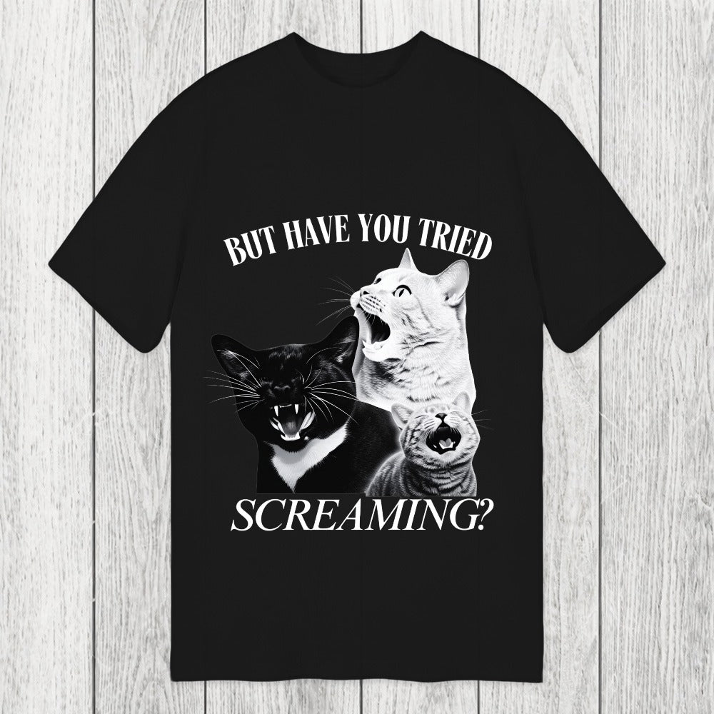 Tokyosol Funny Screaming Cat Classic T-Shirt