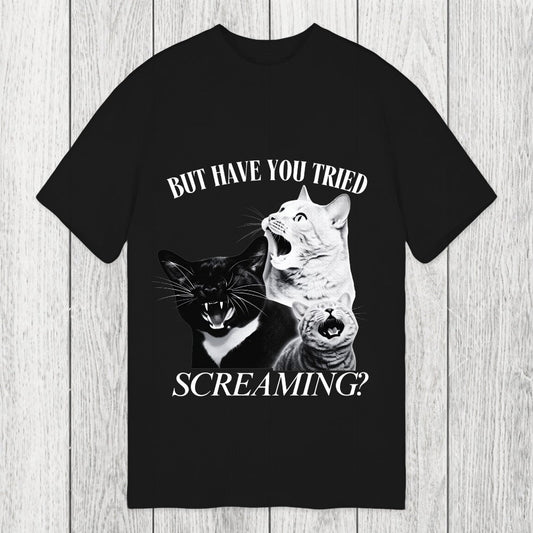Tokyosol Funny Screaming Cat Classic T-Shirt