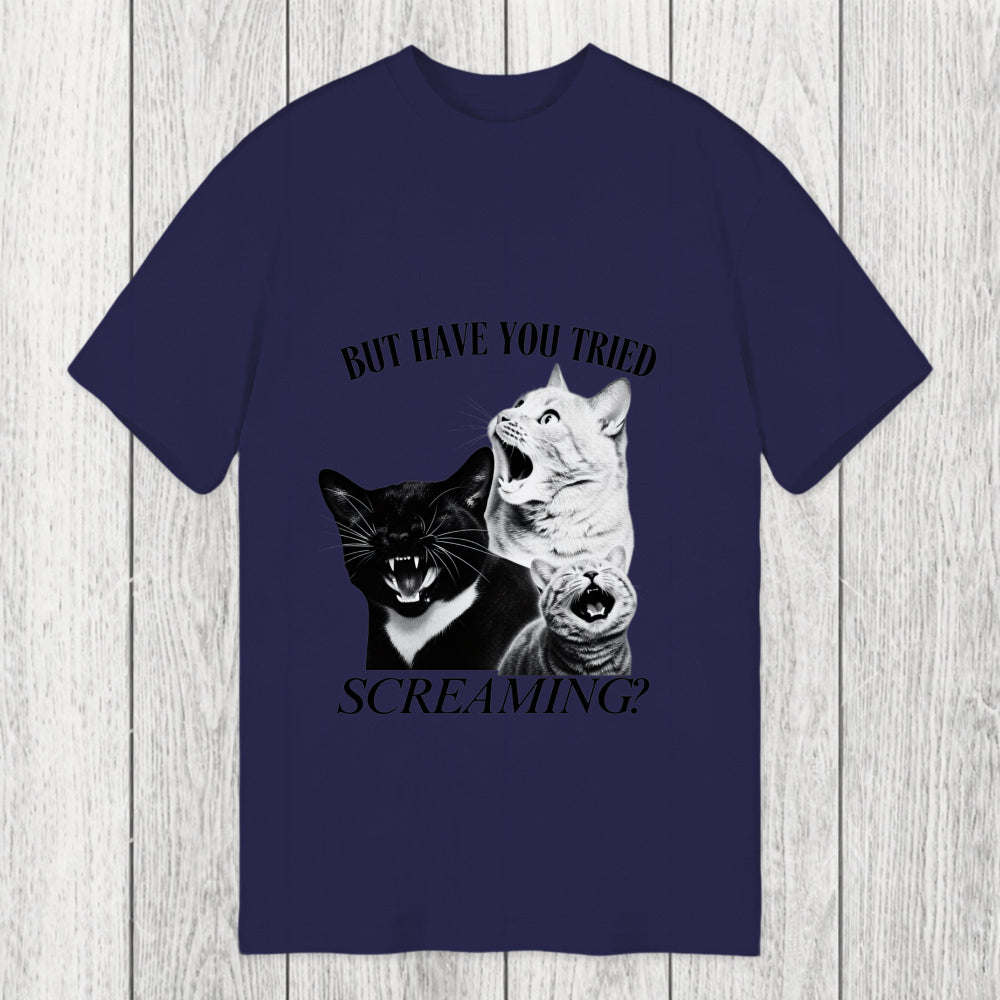 Tokyosol Funny Screaming Cat Classic T-Shirt