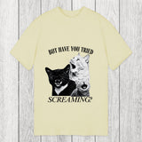 Tokyosol Funny Screaming Cat Classic T-Shirt