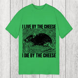 Tokyosol I Live By The Cheese Rat Classic T-Shirt