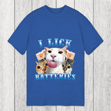 Tokyosol I Lick Batteries Funny Cat Meme Classic T-Shirt
