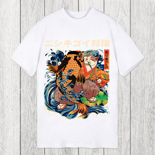 Tokyosol Koi vs. Cat Classic T-Shirt