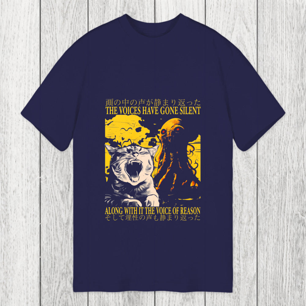 Tokyosol The Voices Have Gone Silent Cat Funny Classic T-Shirt