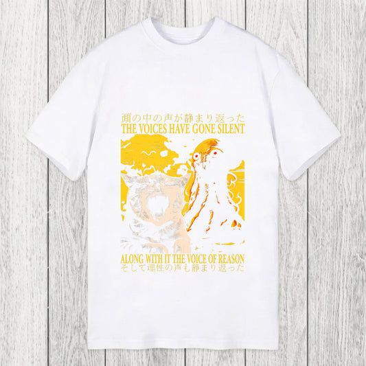 Tokyosol The Voices Have Gone Silent Cat Funny Classic T-Shirt