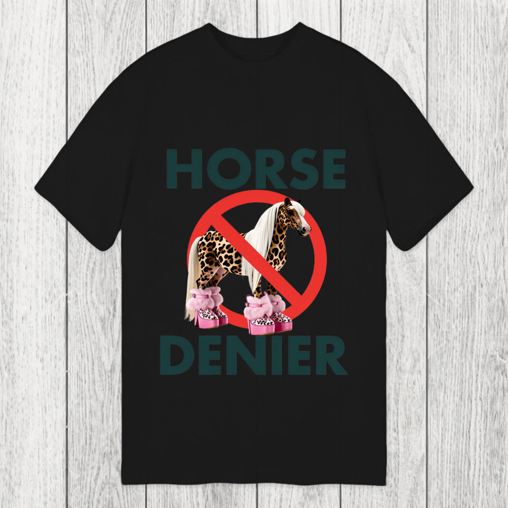 Tokyosol Funny Leopard Diva Horse Denier Classic T-Shirt