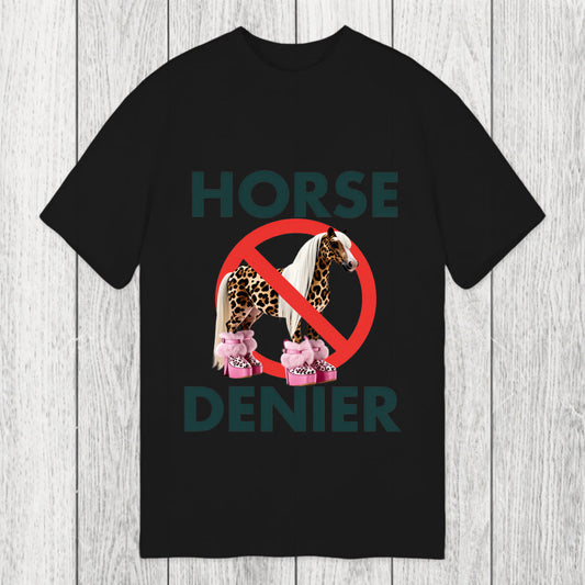 Tokyosol Funny Leopard Diva Horse Denier Classic T-Shirt