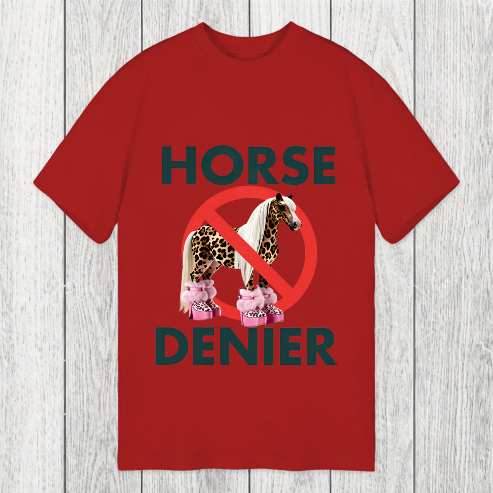 Tokyosol Funny Leopard Diva Horse Denier Classic T-Shirt
