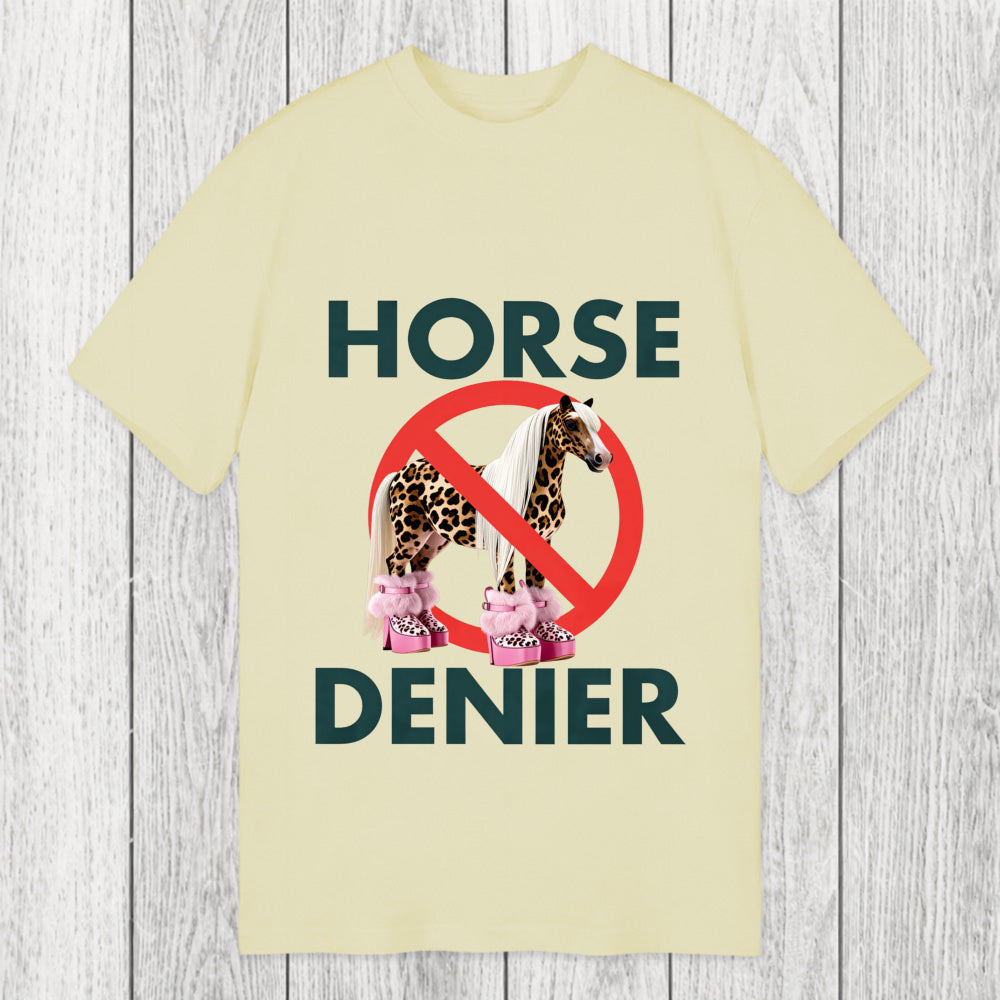 Tokyosol Funny Leopard Diva Horse Denier Classic T-Shirt