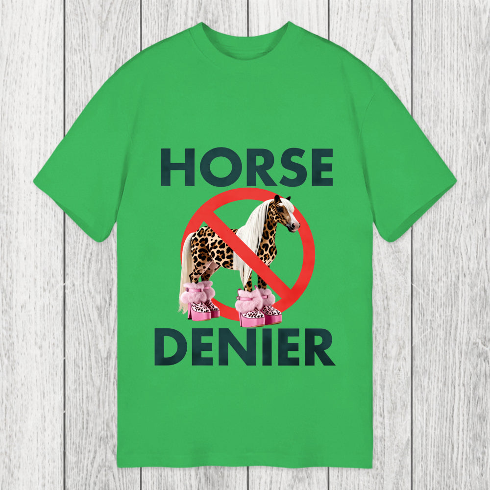 Tokyosol Funny Leopard Diva Horse Denier Classic T-Shirt