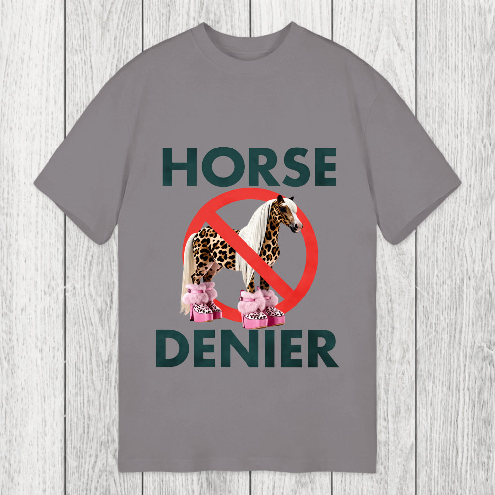 Tokyosol Funny Leopard Diva Horse Denier Classic T-Shirt