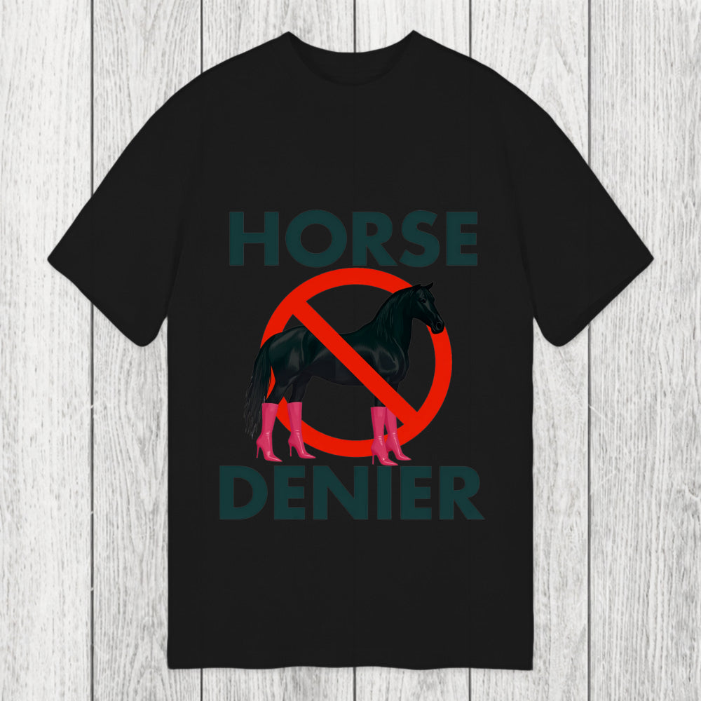 Tokyosol Funny High-Heel Noir Horse Denier Classic T-Shirt