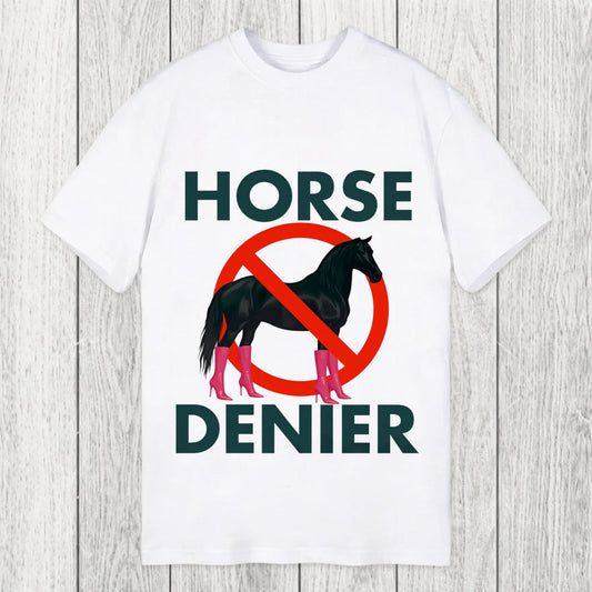 Tokyosol Funny High-Heel Noir Horse Denier Classic T-Shirt