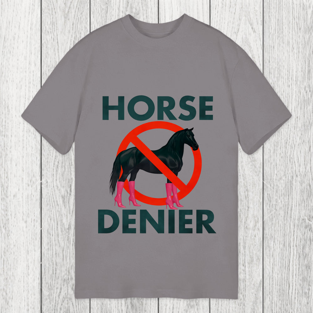 Tokyosol Funny High-Heel Noir Horse Denier Classic T-Shirt