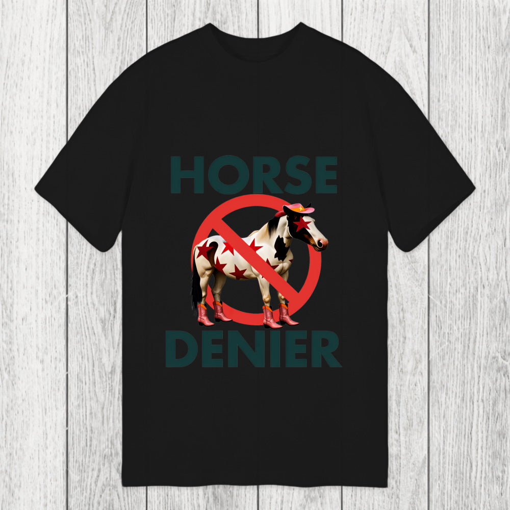 Tokyosol Funny Star-Spangled Cowboy Horse Denier Classic T-Shirt