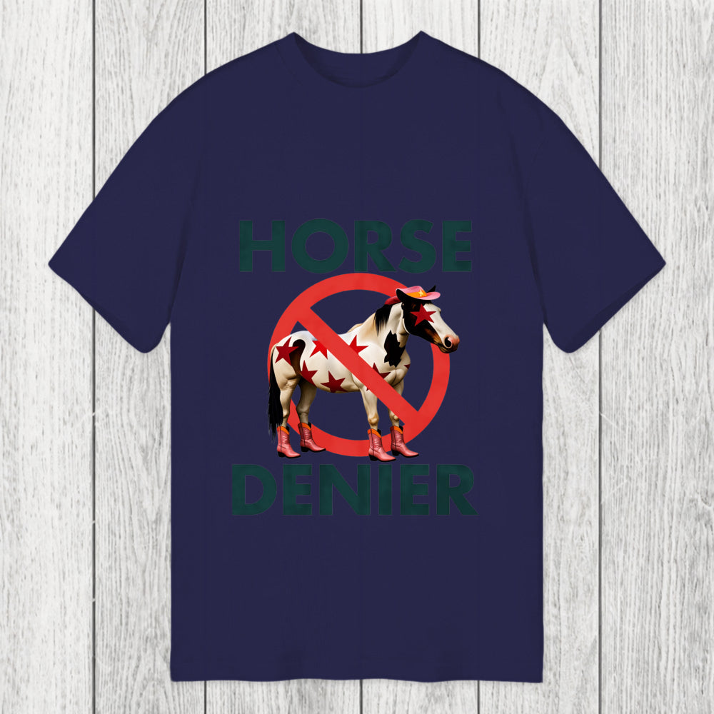 Tokyosol Funny Star-Spangled Cowboy Horse Denier Classic T-Shirt