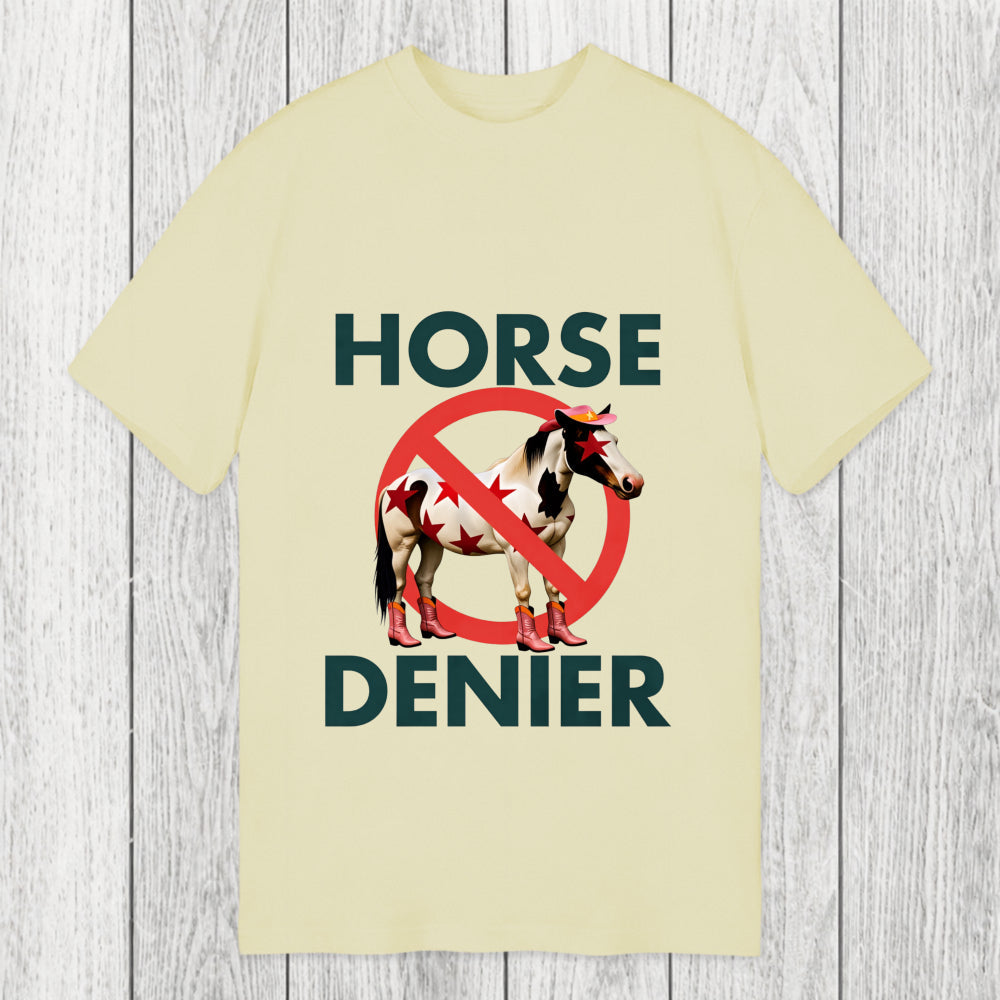 Tokyosol Funny Star-Spangled Cowboy Horse Denier Classic T-Shirt