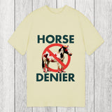 Tokyosol Funny Star-Spangled Cowboy Horse Denier Classic T-Shirt