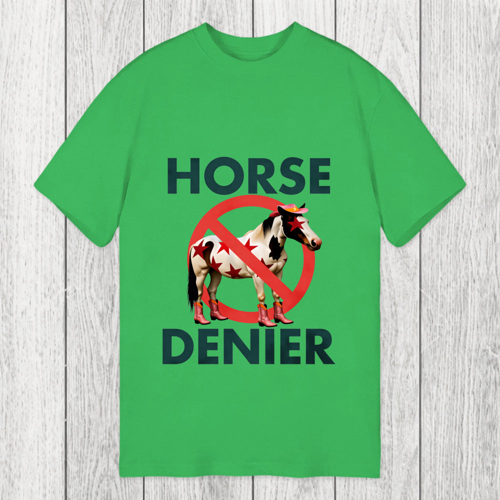 Tokyosol Funny Star-Spangled Cowboy Horse Denier Classic T-Shirt