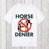 Tokyosol Funny Star-Spangled Cowboy Horse Denier Classic T-Shirt