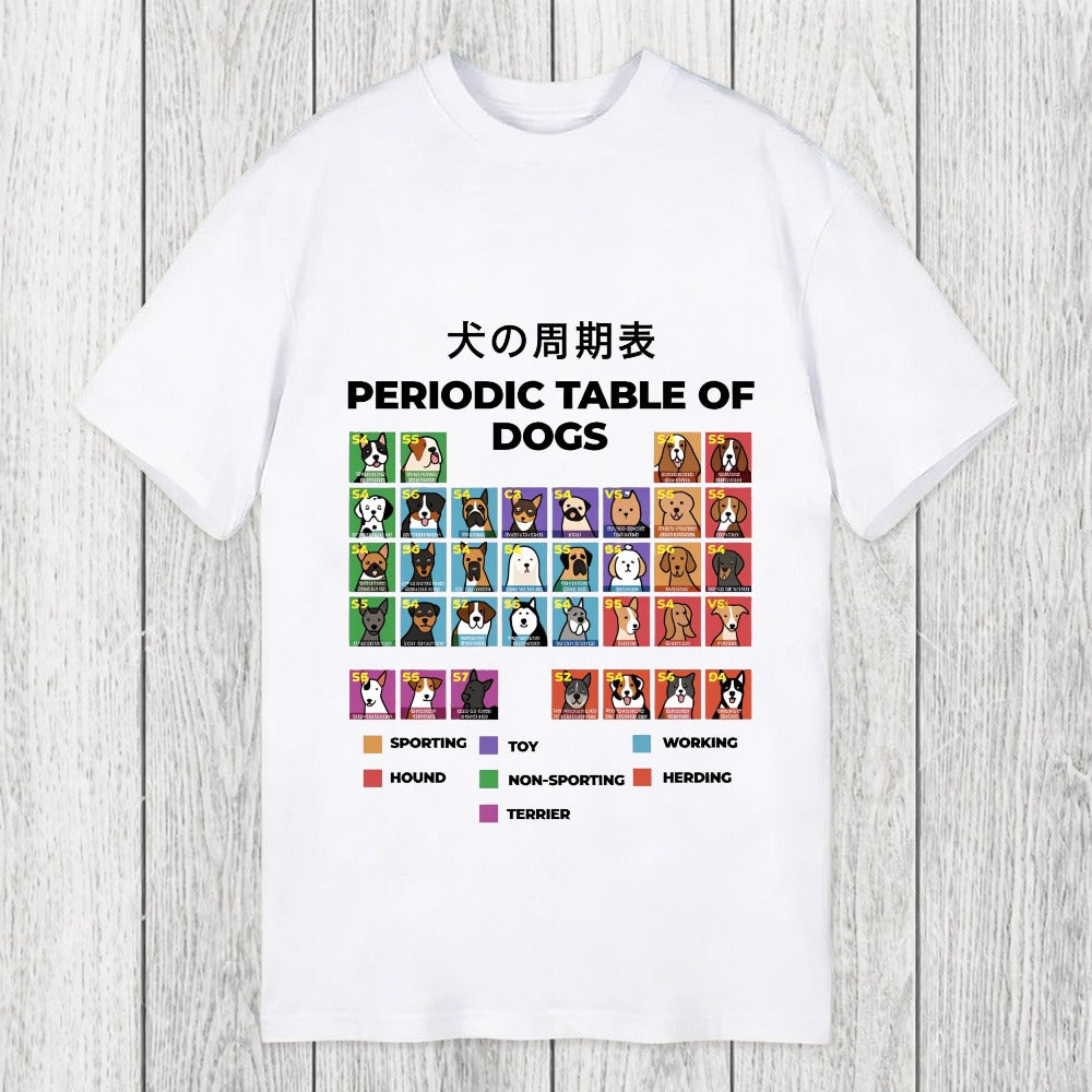 Tokyosol Periodic Table Of Dogs Classic T-Shirt