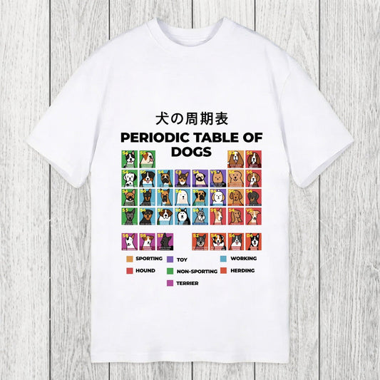 Tokyosol Periodic Table Of Dogs Classic T-Shirt