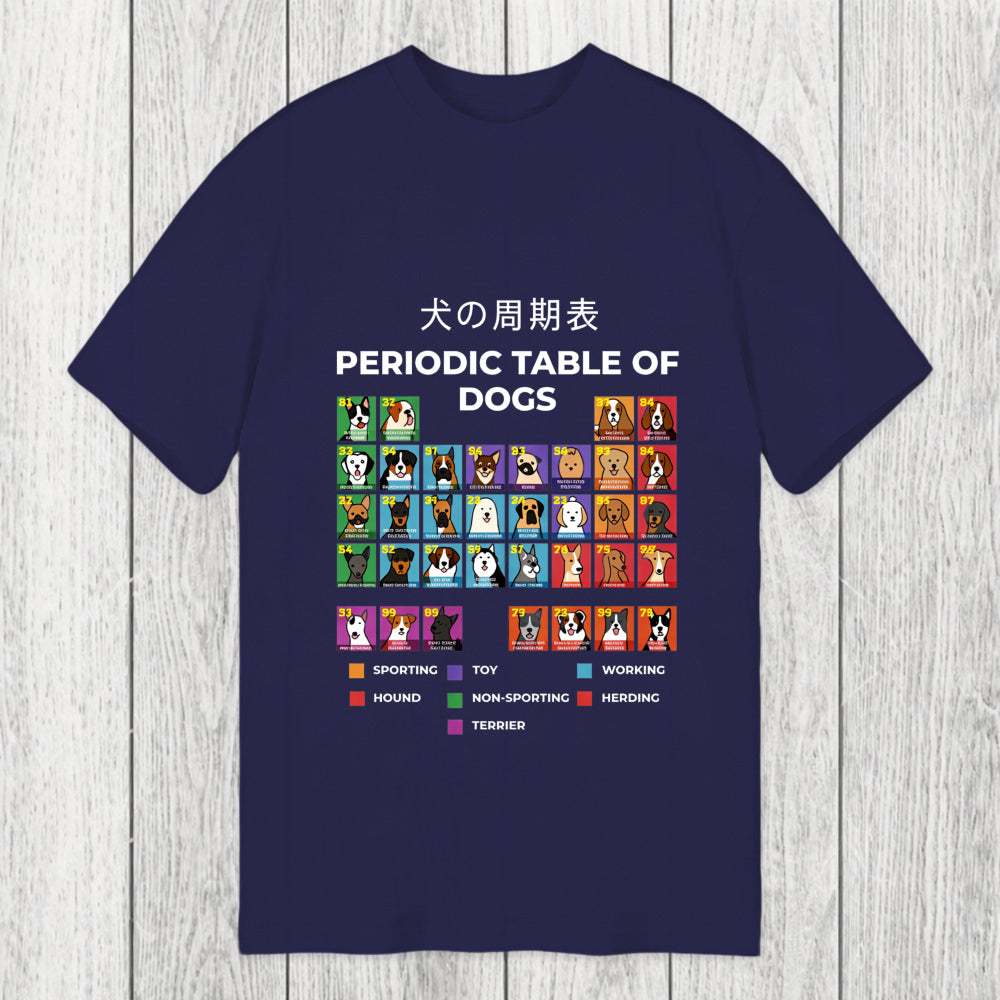 Tokyosol Periodic Table Of Dogs Classic T-Shirt
