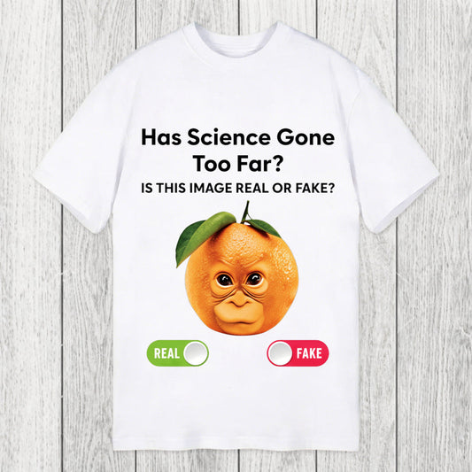 Tokyosol Has Science Gone Too Far Orange Monkey Classic T-Shirt
