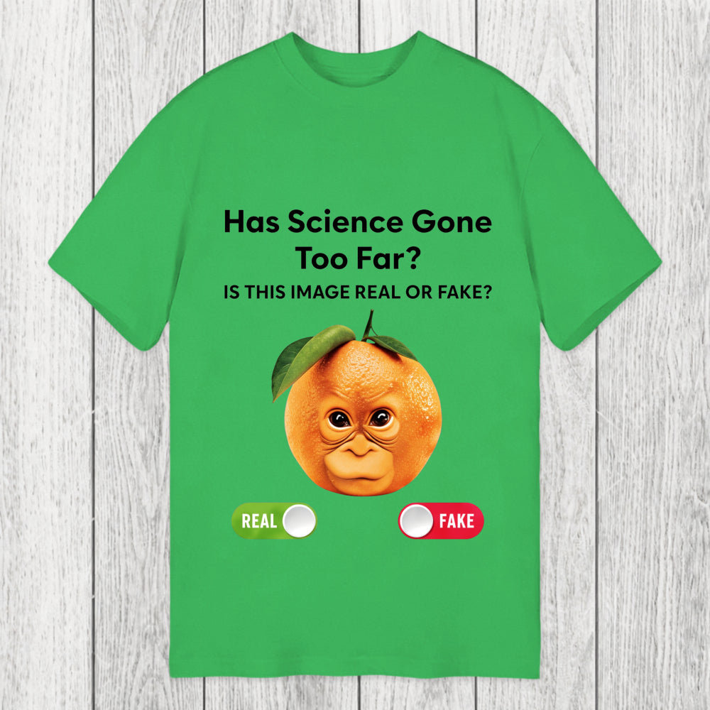Tokyosol Has Science Gone Too Far Orange Monkey Classic T-Shirt