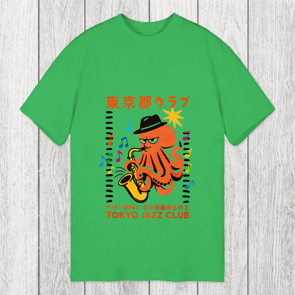 Tokyosol Japanese Octopus In Band Classic T-Shirt