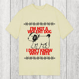 Tokyosol I'm Not A Violent Dog I Don't Know Why I Bite Classic T-Shirt