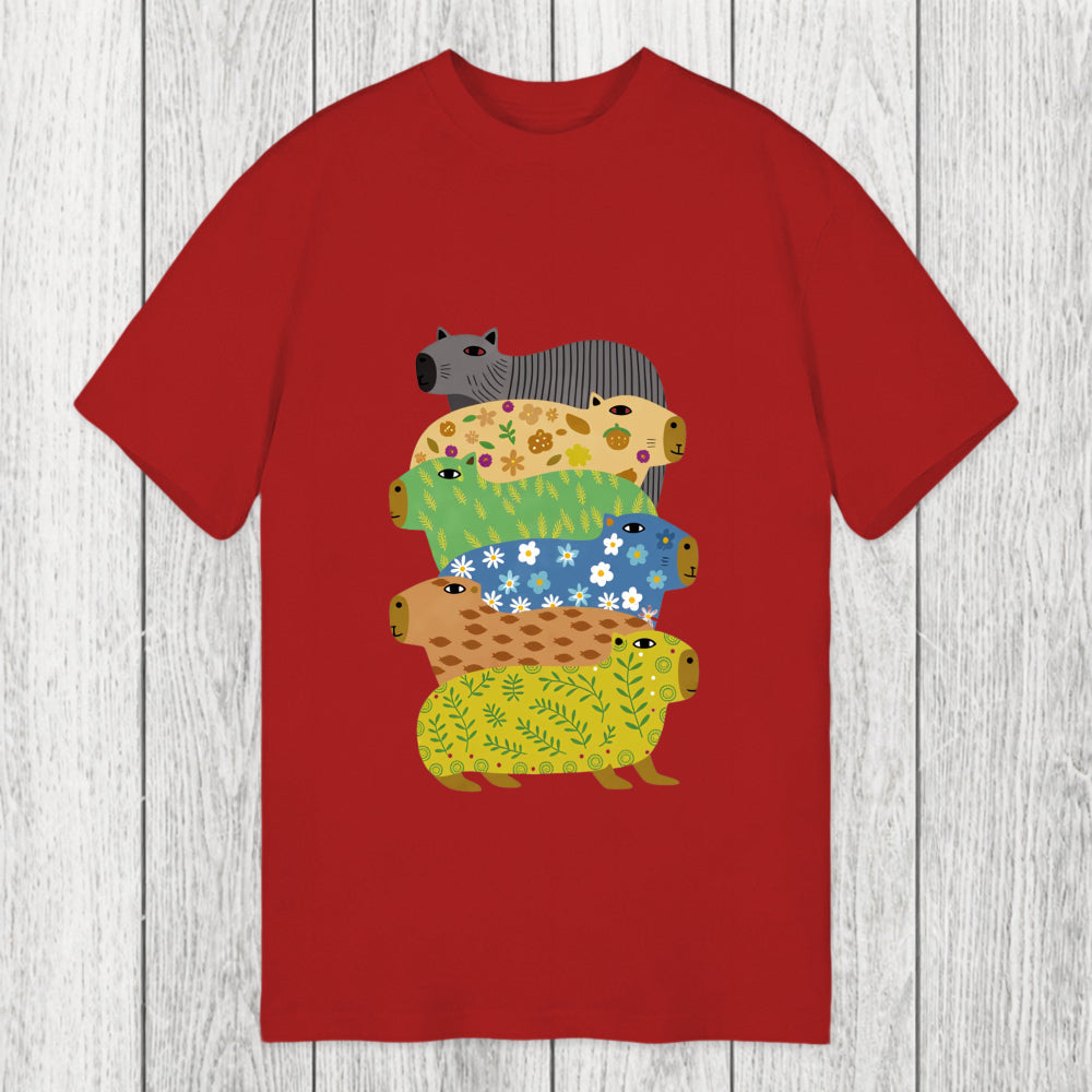 Tokyosol Colorful Capybaras Classic T-Shirt